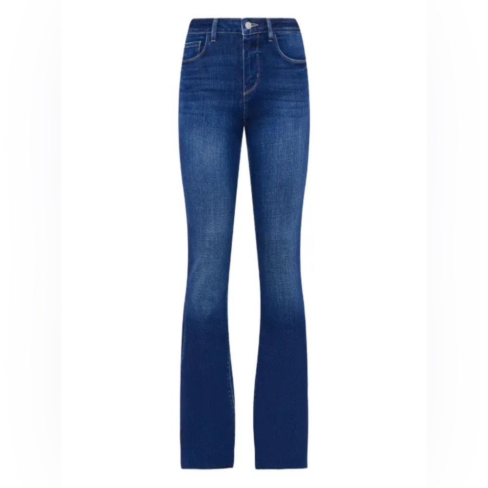 L'AGENCE Ruth High Rise Straight Jeans in Gardena - Picture 9 of 9